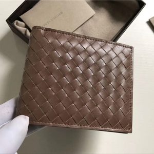 Bottega Veneta Bi-Fold Wallet Brownish